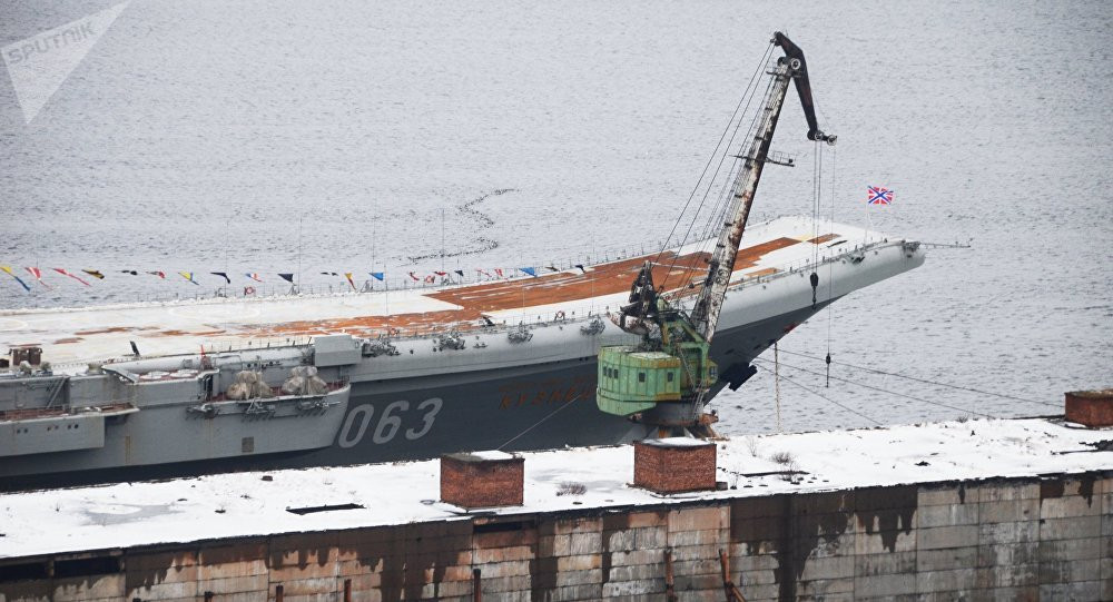 Theo thông tin mới nhất vừa được Sputnik đăng tải, Hải quân Nga dự kiến trong tương lai sẽ đóng một tàu sân bay mới để bổ sung sức mạnh cho đội tàu chiến trên biển của mình. Nguồn ảnh: Sputnik.