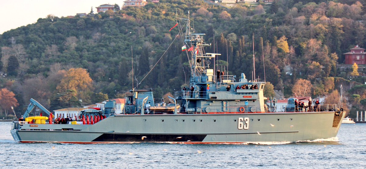 Thuỷ lôi phát hiện từ trường sẽ phát nổ khi một vật có từ trường lớn như vỏ tàu làm bằng kim loại tiếp cận trong khoảng cách gần. Do được làm bằng vỏ gỗ và sơn cách điện, tàu phá lôi lớp Sonya sẽ không thể kích nổ được thuỷ lôi từ trường khi đến gần nó. Nguồn ảnh: Rumil.