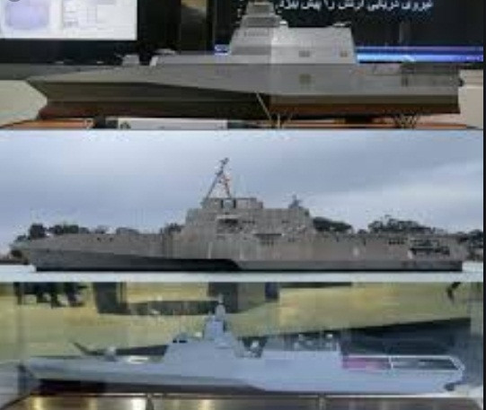 Cụ thể, lớp tàu chiến tàng hình được Iran thiết kế với 96 ống phóng thẳng đứng được bố trí ở phía trước (có thể phòng tên lửa hành trình và tên lửa phòng không).