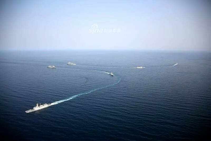 Sau khi kết thúc cuộc hành trình của mình, đội hộ tống số 27 của Hải quân Trung Quốc đã quay trở về cảng Tam Á - căn cứ quân sự đặt tại đảo Hải Nam. Nguồn ảnh: Sina.