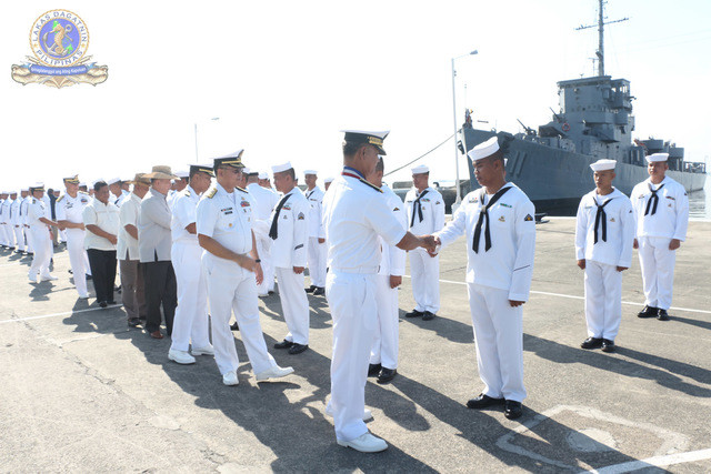 Giống như phần lớn tàu chiến Philippines khác, BRP Rajah Humabon cũng không phải là tàu được mua mới mà là qua tay nhiều chủ nhân. Con tàu được gia nhập Hải quân Mỹ với cái tên USS Atherton (DE-169). Nguồn ảnh: Rappler.