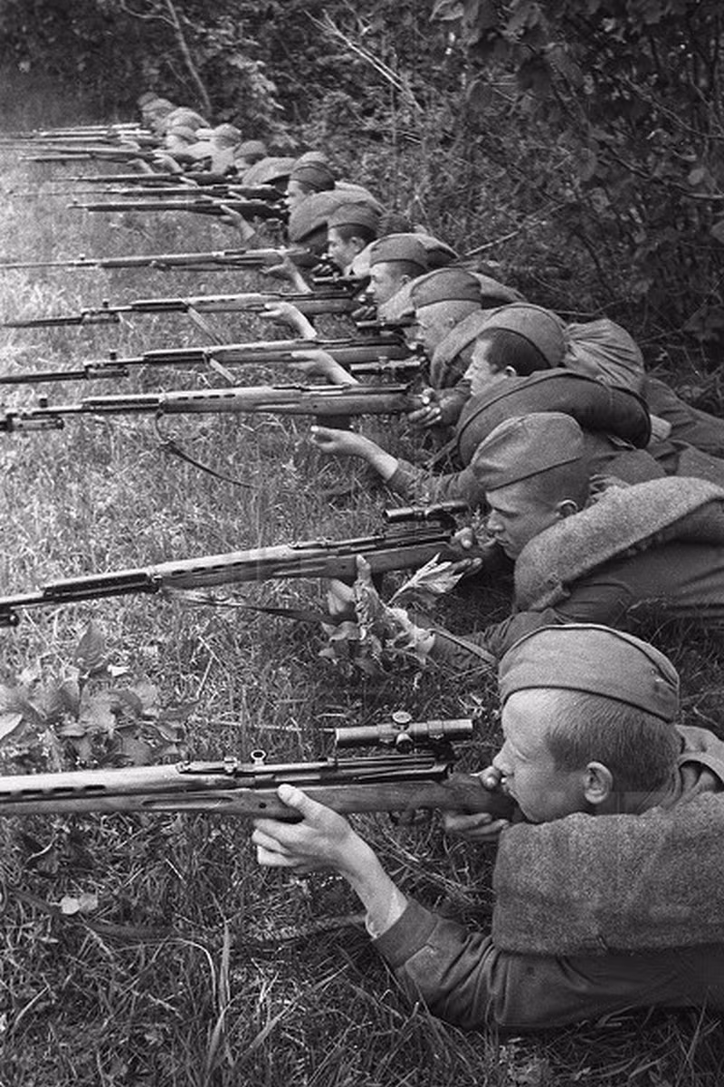 Việc sử dụng khẩu súng trường bán tự động này thay thế cho các khẩu súng trường kéo khóa nòng từng viên một đã khiến các sư đoàn súng trường của Liên Xô có sức mạnh và hỏa lực cực kỳ kinh hoàng. Nguồn ảnh: Vegan.