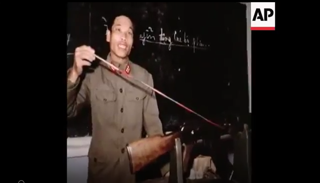 Những thước phim quý hiếm về quá trình huấn luyện Bộ đội Việt Nam được hãng thông tấn AP ghi lại trong đầu những năm 1970. Nguồn ảnh: AP.