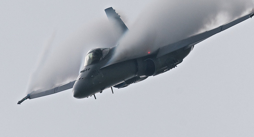 Phi cơ F/A-18 của Không quân Hải quân Mỹ. Nguồn: Sputnik.