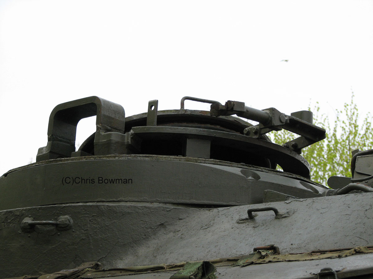 Tháp quan sát của xa trưởng trên chiếc Centurion Mark V. Nguồn ảnh: Chris.