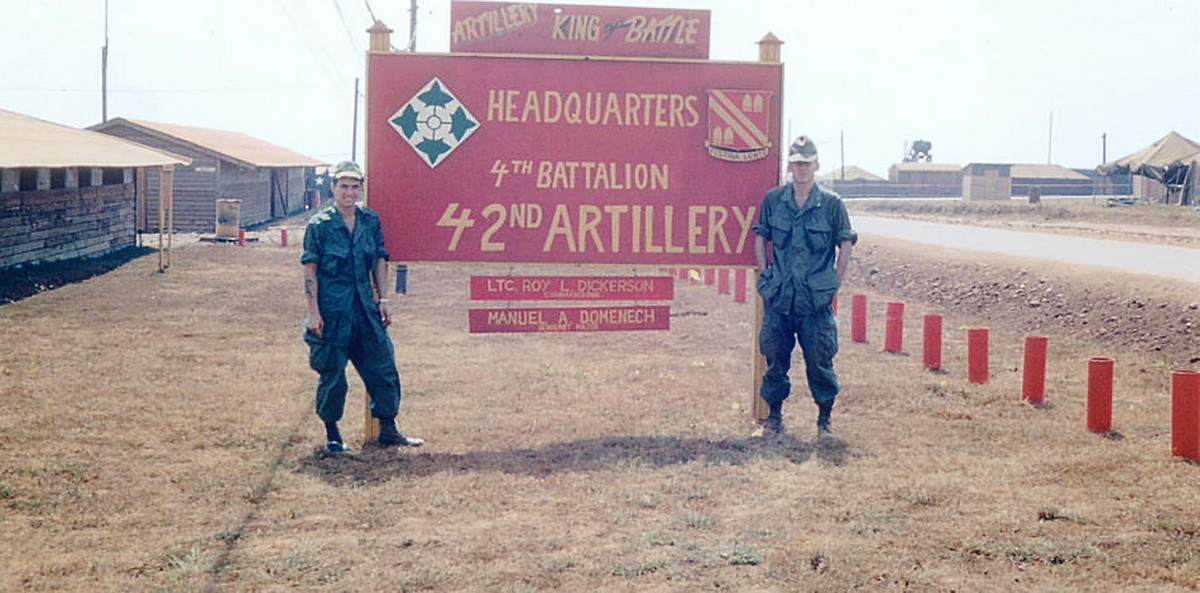 Căn cứ tiền phương của đơn vị pháo binh số 42 thuộc tiểu đoàn số 4 Lục quân Mỹ. Nguồn ảnh: Flickr.