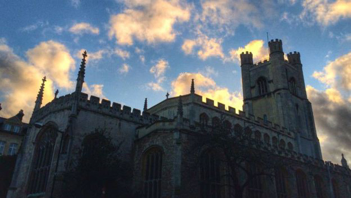 Tang lễ giáo sư Stephen Hawking được tổ chức tại Nhà thờ St Mary Vĩ đại - Ảnh: SIR CAM/UNIVERSITY OF CAMBRIDGE