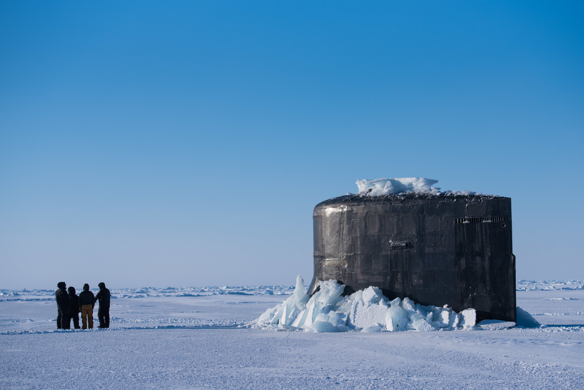 Cuộc tập trận hải quân Ice Exercise (ICEX) 2018 là cơ hội cho lực lượng tàu ngầm Anh và lực lượng tàu ngầm Mỹ thử nghiệm vũ khí và trang thiết bị của mình. Nguồn ảnh: Kitsapsun.
