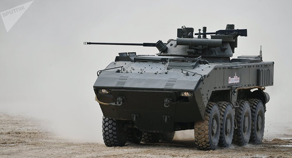 Thiết giáp chở quân Bumerang hiện đại bậc nhất của Nga. Nguồn ảnh: Sputnik.