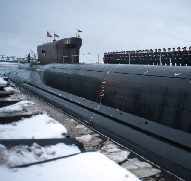 Gần như cùng lúc với sự bổ sung các tàu ngầm hạt nhân Nga là việc Mỹ bổ sung tàu ngầm hạt nhân mới nhất vào biên chế của mình. Nguồn ảnh: Biggest.