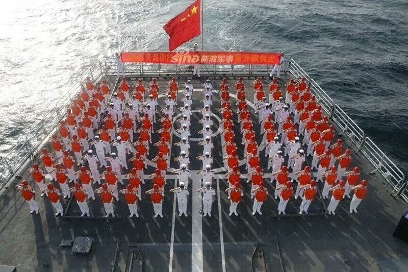 Phía Trung Quốc cũng khẳng định, những cuộc tuần tra trên vùng biển quốc tế của nước này đều nhằm mục đích gia tăng an ninh hàng hải trên thế giới - đặc biệt là những vùng biển "nhạy cảm" như ở châu Phi. Nguồn ảnh: Sina.