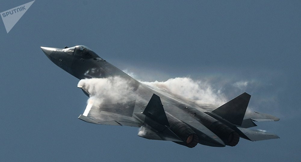 Siêu phi cơ Su-57 của Nga. Ảnh: Sputnik.