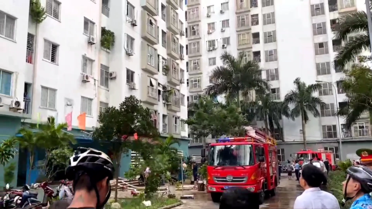 Khu vực cháy là nơi tập trung nhiều chung cư trên địa bàn quận Sơn Trà.