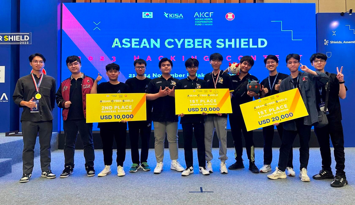 Sinh vien Viet Nam dan dau cuoc thi an ninh mang ASEAN 2023