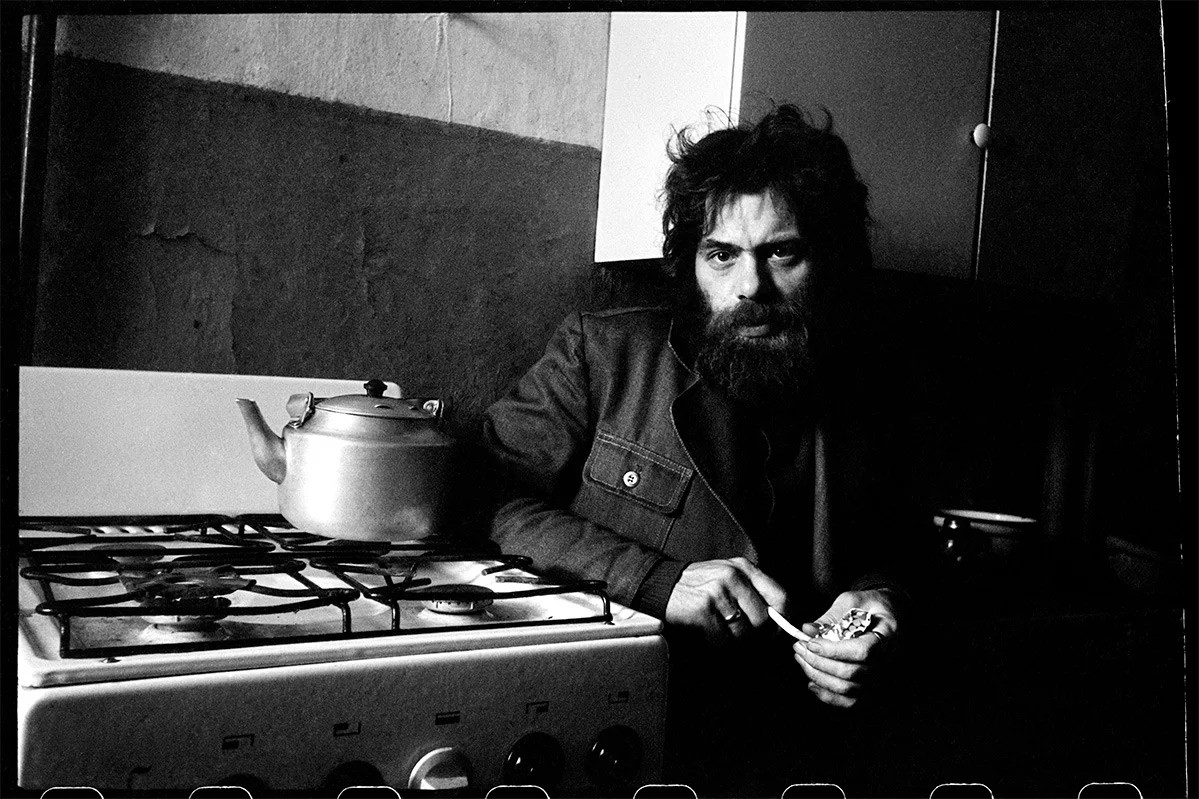 Nhà thơ Viktor Krivulin (1944-2001), Leningrad 1978.