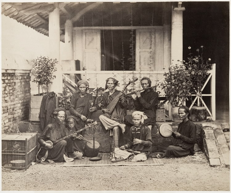Những nhạc công ở Sài Gòn, 1866.