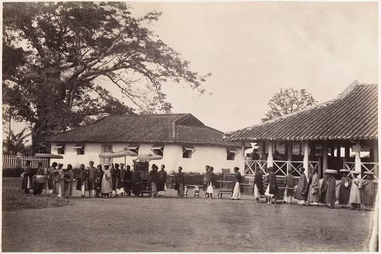 Một đám cưới ở Nam Kỳ năm 1866.