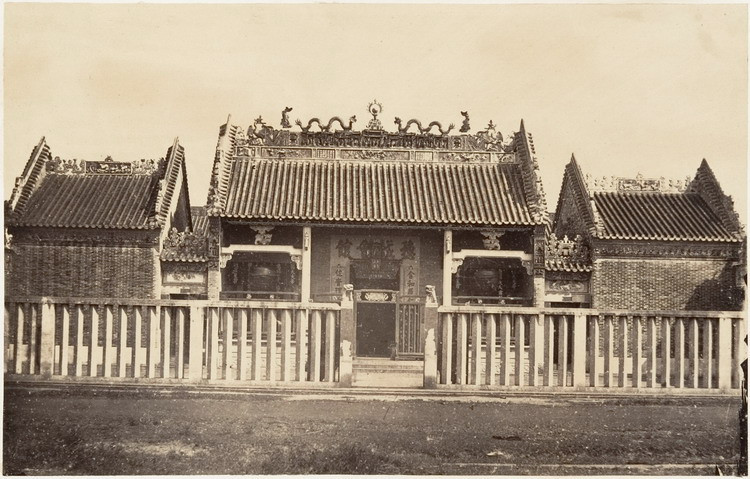 Hội quán Tuệ Thành hay chùa Bà Thiên Hậu ở Chợ Lớn năm 1866.