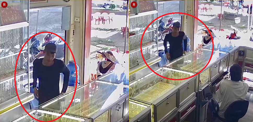 Giả vờ vào mua vàng rồi giật dây chuyền bỏ chạy Gia vo vao mua vang roi giat day chuyen bo chay