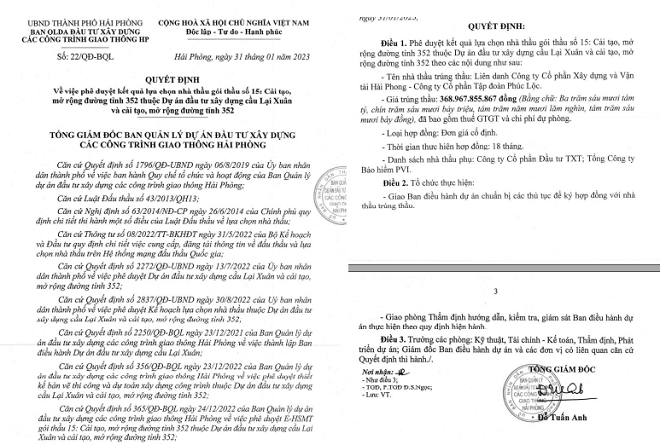 Chan dung NDT trung thau duong giao thong gan 370 ty tai Hai Phong