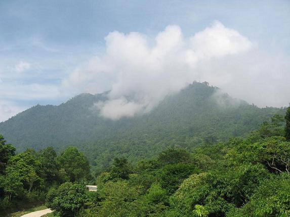 Núi Ba Vì nổi tiếng với 3 đỉnh là đỉnh Vua, Tản Viên và Ngọc Hoa. Núi Tản Viên còn gọi là Ngọc Tản, Tản Sơn, hoặc Phượng Hoàng Sơn) cao khoảng 1.227m. Chân núi này có đền Hạ, lưng chừng núi có đền Trung, đỉnh núi có đền Thượng là nơi thờ Đức Thánh Tản Sơn Tinh.