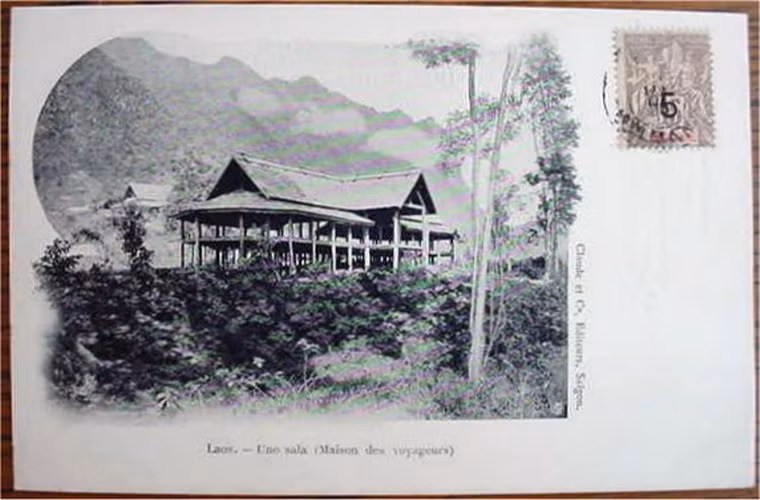 Khu nhà nghỉ của Pháp tại Lào.