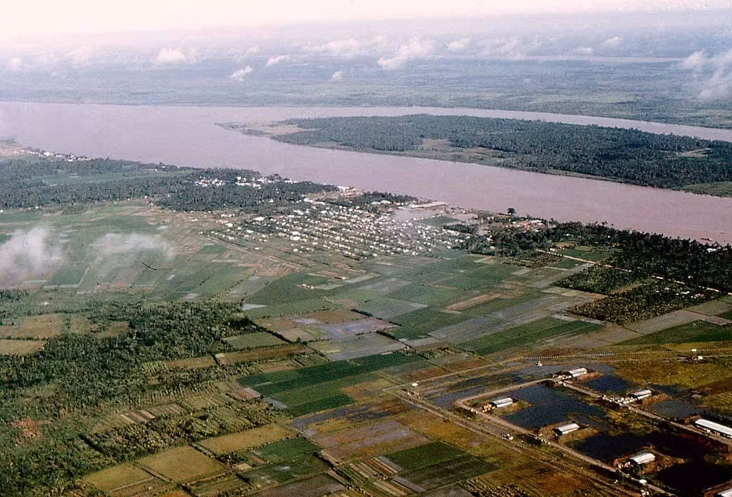 Phong cảnh xã hậu Mỹ Bắc A, huyện Cái Bè, Định Tường.