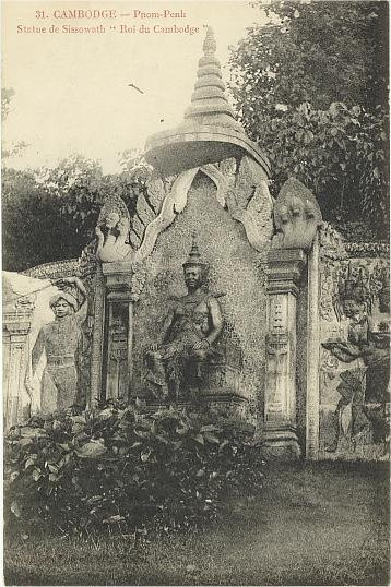 Tượng đài quốc vương Sisovath Monivong.