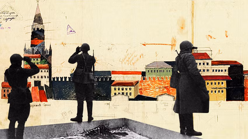 Vào tháng 6/1941, Đức quốc xã thực hiện chiến dịch tấn công xâm lược Liên Xô. Trong cuộc chiến với Liên Xô, quân đội phát xít Đức đã tấn công nhiều công trình, tòa nhà quan trọng của xứ sở bạch dương. Điện Kremlin ở thủ đô Moscow là một trong số đó.