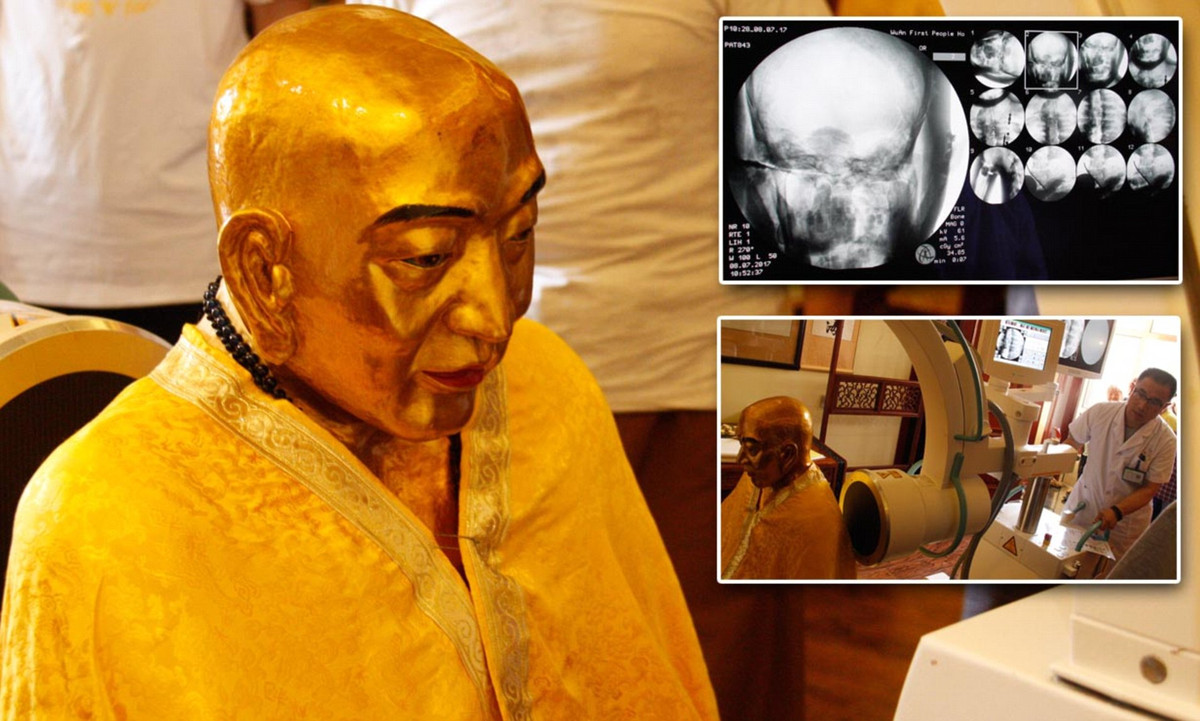 Nhà sư trụ trì Du ở chùa Định Huệ cho hay vào thời xưa, các nhà sư ở Trung Quốc thường bảo quản thi hài các bậc cao tăng bằng phương pháp tự nhiên.