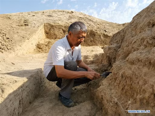 Cụ thể, khi tiến hành cuộc khai quật mộ cổ, các chuyên gia nhận tìm được nhiều cổ vật giá trị. Căn cứ vào cấu trúc ngôi mộ và những đồ tùy táng giá trị như nhiều thỏi vàng, bạc và ngọc bích, họ xác định mộ cổ có niên đại vào thời nhà Thanh.