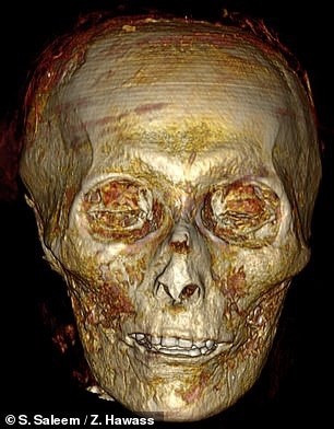 Vì vậy, mới đây, các nhà nghiên cứu sử dụng phương pháp không xâm lấn kỹ thuật số là quét CT 3 chiều để tạo ra các bản tái tạo 3D của pharaoh Ai Cập bên dưới lớp vỏ bọc. Từ đây, họ phát hiện nhiều bí mật về nhà vua Amenhotep I.