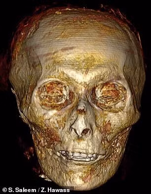 Vì vậy, mới đây, các nhà nghiên cứu sử dụng phương pháp không xâm lấn kỹ thuật số là quét CT 3 chiều để tạo ra các bản tái tạo 3D của pharaoh Ai Cập bên dưới lớp vỏ bọc. Từ đây, họ phát hiện nhiều bí mật về nhà vua Amenhotep I.