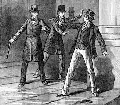 Dù vậy, Lawrence vẫn rút được khẩu súng ra và bóp cò. Tuy nhiên, một lần nữa đạn không nổ. Lúc này, trung úy hải quân Thomas Gedney và nghị sĩ bang Tennessee Davy Crockett nhanh chóng khống chế và bắt giữ Lawrence.