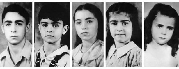 Khi điều tra hiện trưởng, lính cứu hỏa và cảnh sát không phát hiện bất cứ thi thể nào. Họ cho rằng, vụ cháy xảy ra do chập điện. Đám cháy quá kinh hoàng nên thi hài 5 đứa trẻ bị thiêu rụi thành tro. Do đó, không tìm thấy thi hài nào.