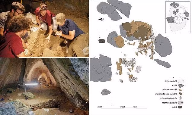 Khi làm việc tại hang động Arma Veirana, Italy, các chuyên gia khảo cổ tại Đại học Colorado tìm thấy một ngôi mộ cổ. Bên trong ngôi mộ có một bộ hài cốt bé gái 10.000 tuổi.