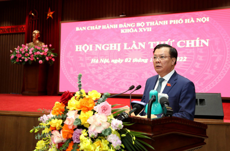 Ban hanh Nghi quyet Hoi nghi lan thu 9, BCH Dang bo TP Ha Noi khoa XVII