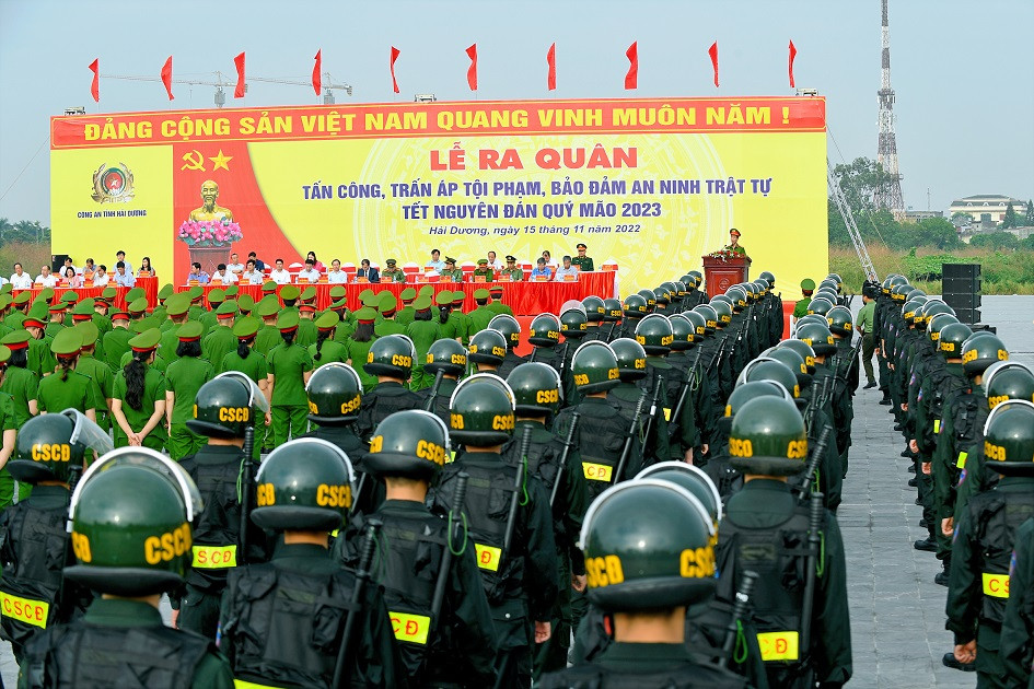 Mục tiêu nắm chắc tình hình từ xa, từ sớm, từ cơ sở; huy động 100% lực lượng triển khai đồng bộ các biện pháp phòng ngừa, đấu tranh trấn áp tội phạm, tạo thế tấn công áp đảo, không để tội phạm có cơ hội, điều kiện hoạt động.