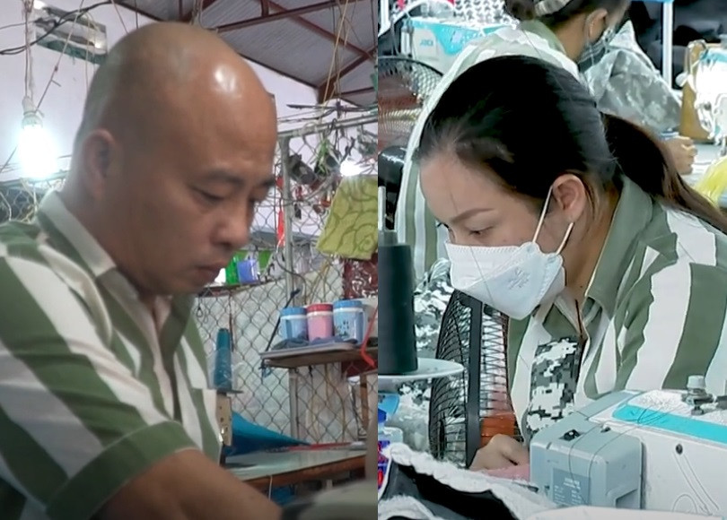 Nguyễn Xuân Đường (Đường “Nhuệ) hiện đang chấp hành bản án 22 năm tù giam là cái giá phải trả cho hàng loạt hành vi vi phạm pháp luật trong các vụ ăn chặn tiền hỏa táng; cố ý gây thương tích; xâm phạm chỗ ở của công dân. Nguyễn Thị Dương (vợ Đường) cũng đang phải chấp hành án 12 năm 6 tháng tù. (Ảnh: Truyền hình Quốc hội)