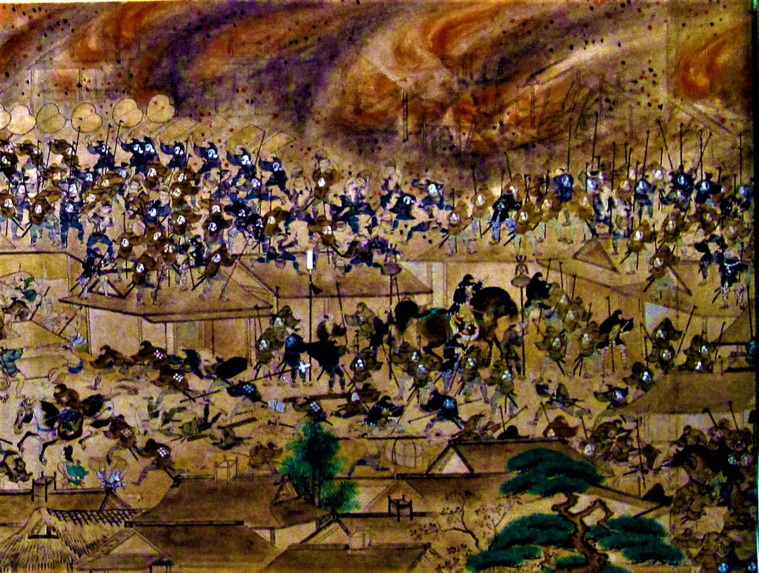 Vụ cháy lớn Meireki được coi là một thảm họa tồi tệ nhất lịch sử khi phá hủy khoảng 60 - 70% diện tích Edo - thủ đô của Nhật Bản vào thời điểm đó (năm 1657). Vụ cháy kéo dài 3 ngày đã cướp đi sinh mạng của hơn 100.000 người. Ảnh: Public Domain.