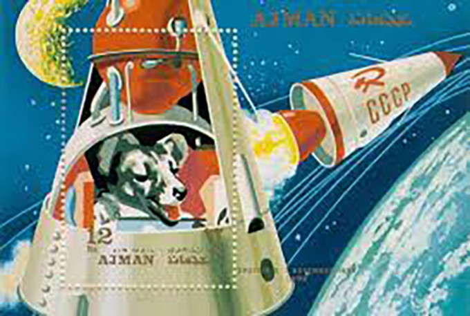 Chó Laika được các nhà khoa học Liên Xô chọn làm "phi hành gia 4 chân" sau thành công của sứ mệnh tàu vũ trụ Sputnik 1 phóng thành công vào ngày 4/10/1957. Tiếp nối thành công, Liên Xô chế tạo tàu Sputnik 2 với một khoang điều áp dành cho chó. Ảnh: Vintageprintable1/Flickr.