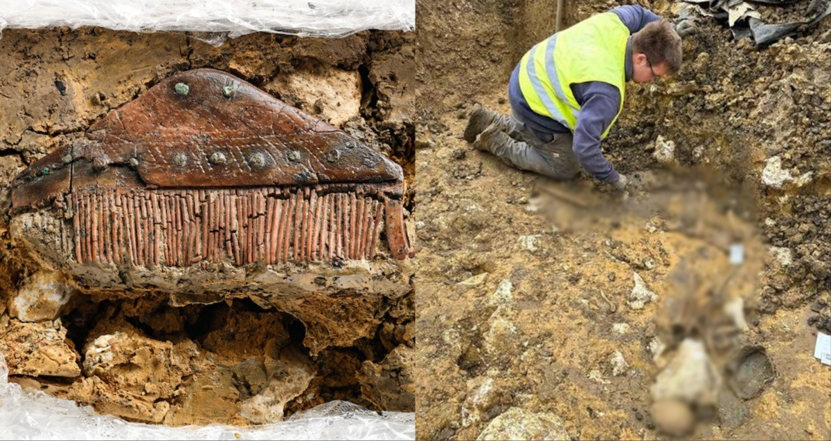 Thi hài người đàn ông này được đặt trong một căn phòng gỗ "đặc biệt nổi bật vì nằm ở vị trí biệt lập". Đây là đặc điểm điển hình của người Alemanni.