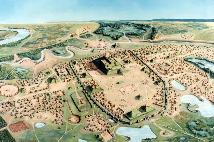 Tuy nhiên, một nghiên cứu công bố trên tạp chí The Holocene cho thấy ngay cả trong thời kỳ hạn hán, hệ thực vật ở Cahokia vẫn ổn định. Qua đó, họ bác bỏ quan điểm hạn hán là nguyên nhân chính khiến Cahokia bị bỏ hoang.