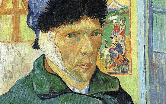 Trong suốt nhiều năm, giới nghiên cứu tranh luận van Gogh tự cắt tai trái hay bị người nào khác làm bị thương. Nhiều chuyên gia, nhà nghiên cứu ủng hộ quan điểm rằng, ông đã bị suy nhược thần kinh cấp tính hồi tháng 12/1888. Trong một cơn quẫn trí, ông đã dùng dao cạo để cắt tai mình.