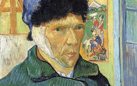 Trong suốt nhiều năm, giới nghiên cứu tranh luận van Gogh tự cắt tai trái hay bị người nào khác làm bị thương. Nhiều chuyên gia, nhà nghiên cứu ủng hộ quan điểm rằng, ông đã bị suy nhược thần kinh cấp tính hồi tháng 12/1888. Trong một cơn quẫn trí, ông đã dùng dao cạo để cắt tai mình.