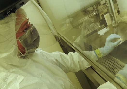 ADN được giải phóng vào dung dịch cho phép các chuyên gia phân tích và giải trình tự mà không làm hư hỏng mặt dây chuyền.