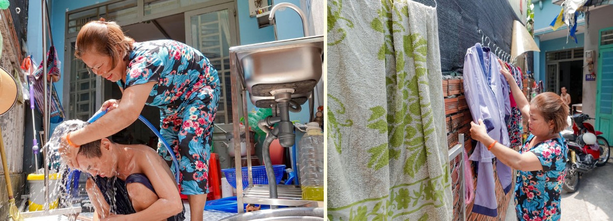 Mẹ 60 tuổi nuôi các con bại não, bệnh Down: “Con mình, sao bỏ được!“ - Hình 3 Me 60 tuoi nuoi cac con bai nao, benh Down: “Con minh, sao bo duoc!“-Hinh-3