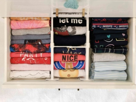 7 cach sap xep tu quan ao gon gang den ngo ngang