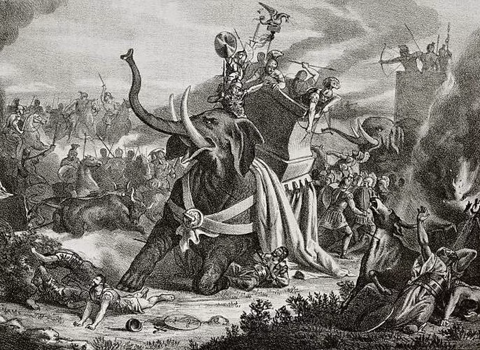 Mặc dù đã nghiên cứu rất kỹ địa hình của dãy Alps nhưng đội quân của tướng Hannibal vẫn gặp một số khó khăn như: nguồn nước khan hiếm, thời tiết xấu khi thỉnh thoảng xảy ra tuyết lở, bão tuyết, nhiều tảng đá to cản đường... Điều kiện hành quân khắc nghiệt khiến một số binh sĩ, voi và ngựa chiến chết trên đường đi.