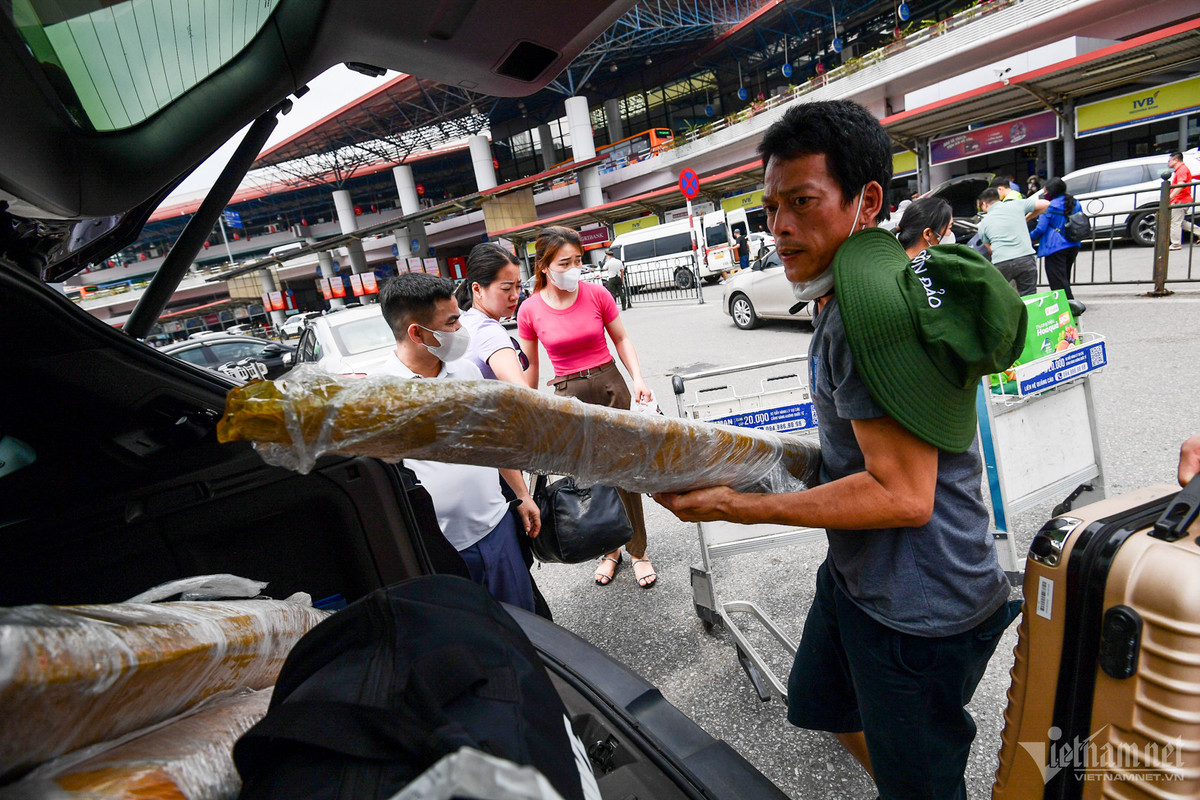 Dịp này, gia đình chị Lan đã tranh thủ mua những đặc sản mà chỉ Côn Đảo mới có hàng ngon, trong đó hơn 50kg cá thu, 40kg mực. "Tôi mua về để làm quà biếu người thân, bạn bè. Ở quê chúng tôi hiếm khi tìm được hải sản tươi ngon như vậy", người phụ nữ đến từ Thái Nguyên nói.